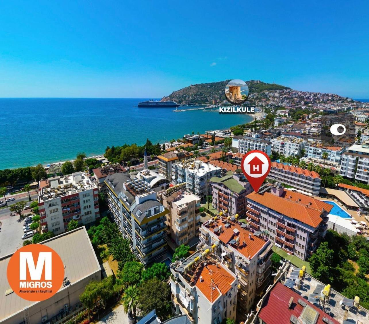 Maren City Apart Hotel Alanya Exterior photo